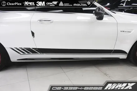 벤츠 C63 AMG 사이드데칼 시공! / 성동구 용답동