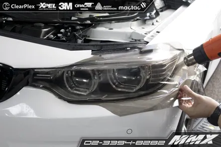 BMW 428i 컨버터블 라이트필름시공으로 이목구비가 더 뚜렷해졌어요 / 성동구 용답동