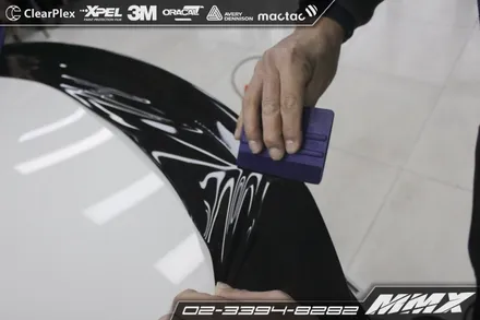 루프스킨 AMG CLA45 스포일러 랩핑으로 같은 차 다른느낌! / 성동구 용답동