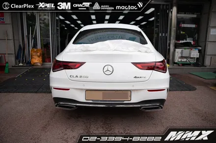 벤츠 CLA250 부분랩핑 크롬죽이기 / 성동구 용답동