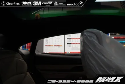 포르쉐 타이칸 루마버텍스900 썬팅시공 MMX / 성동구 용답동