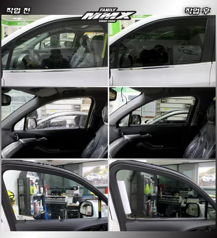 쉐보레 올란도 측후면썬팅 / 성동구 용답동