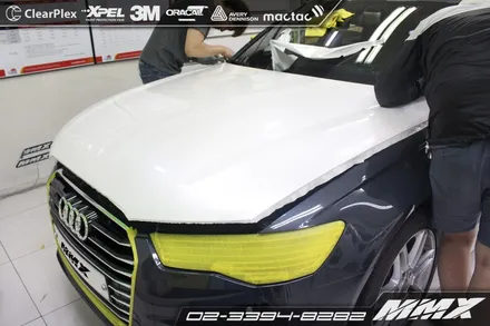 아우디 A6 카스킨! 초근접사진으로 퀄리티 체크까지 / 성동구 용답동