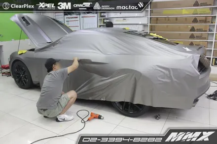 포드 머스탱GT 3M1080 전체랩핑 + 데칼 + 라이트필름 / 성동구 용답동