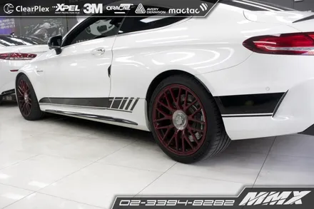 벤츠 C63 AMG 사이드데칼 시공! / 성동구 용답동