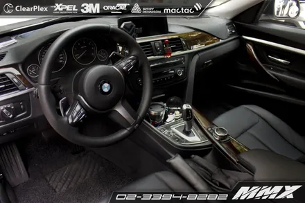 BMW GT 실내랩핑 티타늄브러쉬, 무광 블루메탈릭 새로운 느낌 / 성동구 용답동