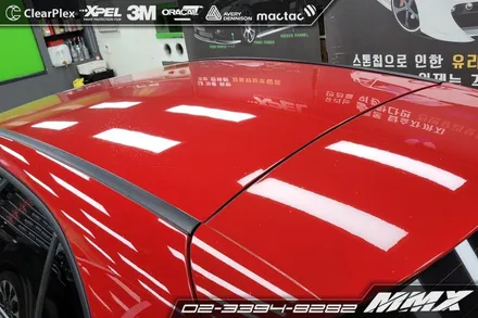 전체랩핑 벤츠 A220 해치백 화이트 펄 시공 / 성동구 용답동