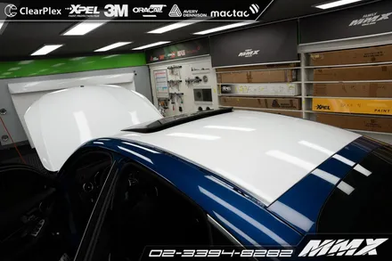 벤츠 GLC 전체랩핑 AVERY GLOSSWHITE MMX / 성동구 용답동