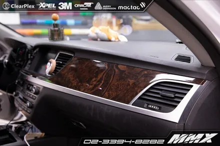 제네시스 G330 실내랩핑 우드죽이기 장안동랩핑 MMX / 성동구 용답동