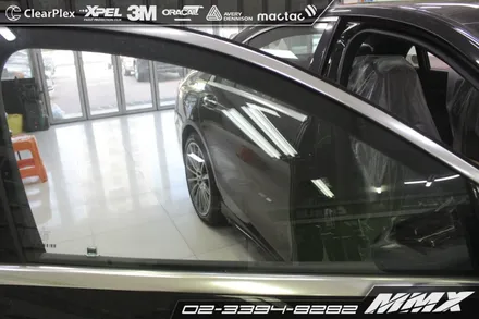 벤츠 S450 뒷자리 중심의 열차단 썬팅 버텍스, 라티튜드 / 성동구 용답동