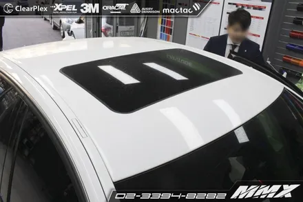 벤츠 E클래스 루프스킨은 전문 프로샵 MMX와 함께 / 성동구 용답동