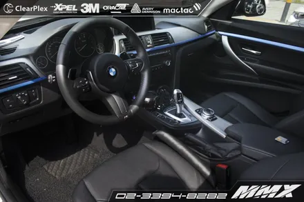 BMW GT 실내랩핑 티타늄브러쉬, 무광 블루메탈릭 새로운 느낌 / 성동구 용답동