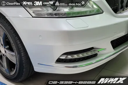 벤츠 S500 랩핑제거 및 재시공 / 성동구 용답동