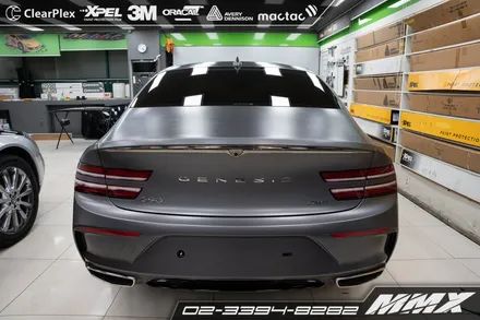 현대 제네시스 G80 전체랩핑 MMX / 성동구 용답동