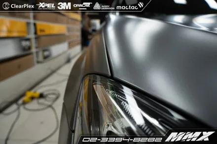 벤츠 S350 전체랩핑 사틴다크그레이 MMX / 성동구 용답동