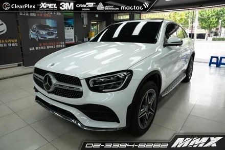 벤츠 GLC 전체랩핑 AVERY GLOSSWHITE MMX / 성동구 용답동