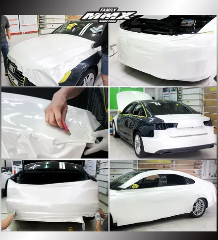 아우디 A6 카스킨! 초근접사진으로 퀄리티 체크까지 / 성동구 용답동