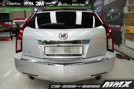 캐딜락 CTS 왜건 부분랩핑 크롬죽이기 CADILAC CTS WAGON / 성동구 용답동