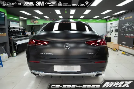 벤츠 GLE 사틴블랙 전체랩핑 MMX / 성동구 용답동