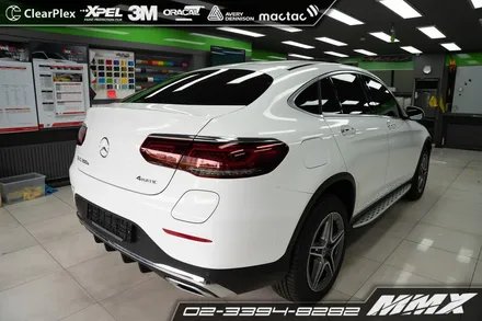 벤츠 GLC 전체랩핑 AVERY GLOSSWHITE MMX / 성동구 용답동