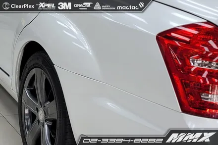 벤츠 S500 랩핑제거 및 재시공 / 성동구 용답동