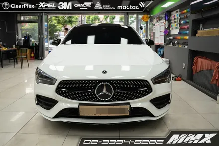 벤츠 CLA250 부분랩핑 크롬죽이기 / 성동구 용답동