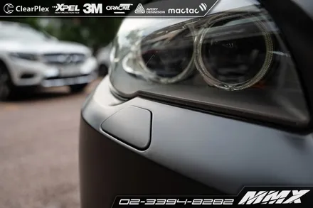 BMW 550d 전체랩핑 에이버리데니슨 사틴블랙 mmx / 성동구 용답동