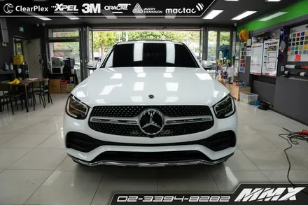 벤츠 GLC 전체랩핑 AVERY GLOSSWHITE MMX / 성동구 용답동