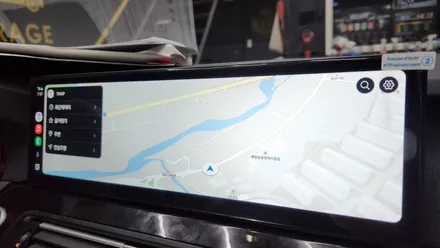 BMW 15인치 올인원 안드로이드 아산 천안 얼티메이트에서 시공