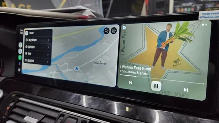 BMW 15인치 올인원 안드로이드 아산 천안 얼티메이트에서 시공