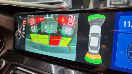 BMW 15인치 올인원 안드로이드 아산 천안 얼티메이트에서 시공