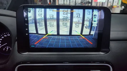 아산 천안 안드로이드 현대 코나 카플레이 올인원 블랙박스까지 시공