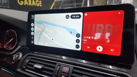 [BMW F10  520D] 천안 아산 안드로이드 카플레이 올인원 시공 후기
