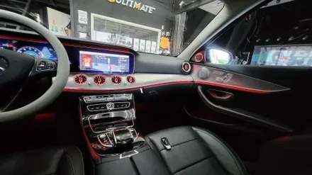 천안 아산 벤츠 W213 송풍구 엠비언트 3D부메스터 작업