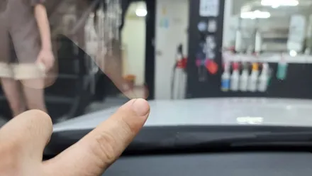 아산 배방 천안 선팅 bmw 320d 전면 글라스틴트 로데 15%