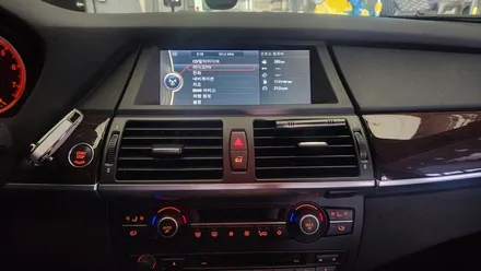 천안 아산 안드로이드 BMW X6 E71 카플레이 올인원 시공 시공 후기