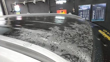 천안 아산 산타페 루프스킨 제거, 오래된 필름 깔끔하게 걷어낸 작업기