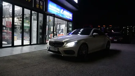 벤츠 C 클래스 쿠페 LED 송풍구 무빙 앰비언트 아산 배방 천안 종합선물세트