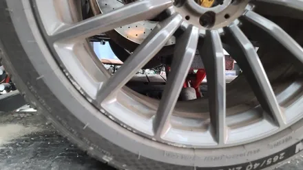 벤츠 AMG GT 휠 복원 휠도색 사고 수리 보험접수 아산 배방 탕정 천안