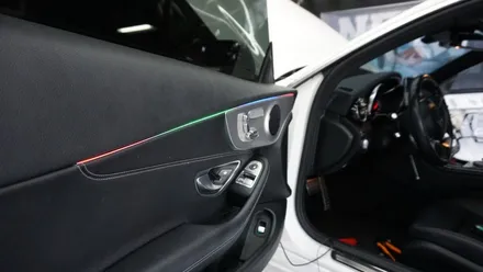 벤츠 C 클래스 쿠페 LED 송풍구 무빙 앰비언트 아산 배방 천안 종합선물세트