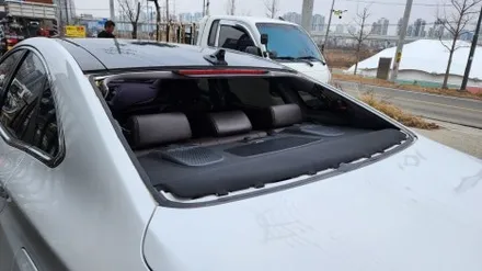 아산 배방 탕정 선팅 재시공 버블현상(일명 뽀글이) 뒷유리 기포