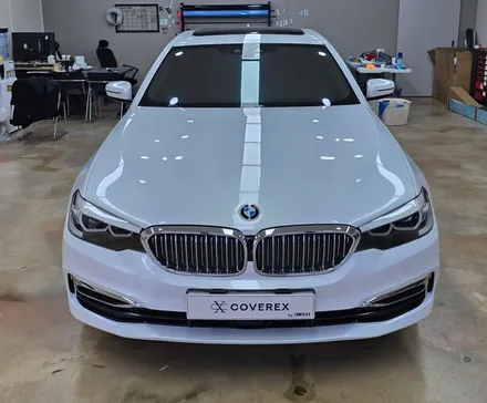 인천랩핑 BMW 520I 전체랩핑 HANYA필름 크리센트 화이트 / 인천 서구 경서동