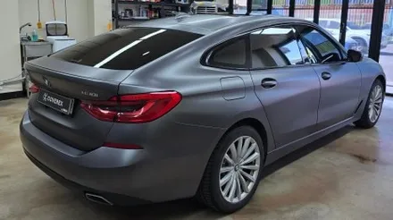 인천자동차랩핑 BMW 6GT 전체랩핑 3M필름 사틴 다크 그레이 / 인천 서구 경서동