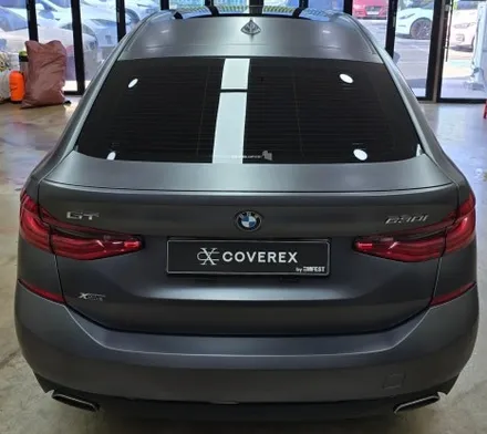 인천자동차랩핑 BMW 6GT 전체랩핑 3M필름 사틴 다크 그레이 / 인천 서구 경서동