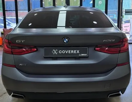 인천자동차랩핑 BMW 6GT 전체랩핑 3M필름 사틴 다크 그레이 / 인천 서구 경서동