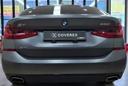 인천자동차랩핑 BMW 6GT 전체랩핑 3M필름 사틴 다크 그레이 / 인천 서구 경서동