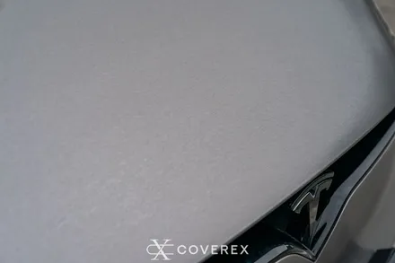 테슬라 모델 X 전체랩핑 에이버리 브러쉬드티타늄 / 인천 서구