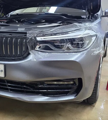 인천자동차랩핑 BMW 6GT 전체랩핑 3M필름 사틴 다크 그레이 / 인천 서구 경서동