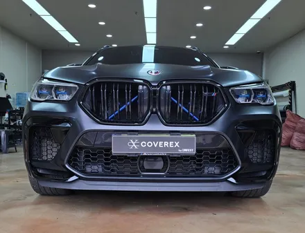 김포자동차랩핑 BMW X6 전체랩핑 브라바도필름 사틴 블랙 / 인천 서구 경서동