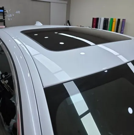 인천랩핑 BMW 520I 전체랩핑 HANYA필름 크리센트 화이트 / 인천 서구 경서동